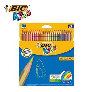 빅 트로피컬러 스트라이프 24색 색연필세트