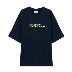 메종키츠네 남성 고패스터 반팔티 DEEP NAVY MM00114KJ0119 P492