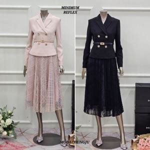 [미니멈]MD 투피스 스타일 페플럼  샤플리츠 원피스 MD MXAAWO13