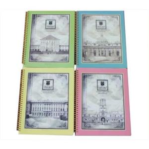 PP 포켓 절취스프링 노트(Letter 80매 번들 옥스포드)