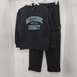 [에꼴리에]칼라 크랙 노기모 맨투맨 상,하세트(24D04350231)_US