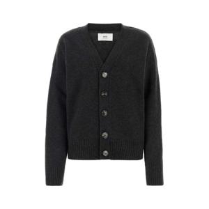 아미 가디건 UKC110 KN0028 055 Gray