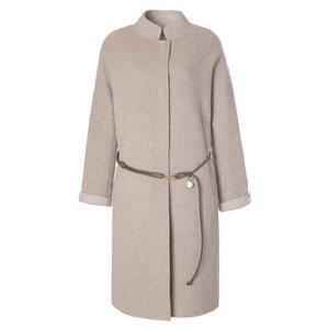 [조순희]울블랜드 차이나카라 핸드메이드 코트(FKWC440)