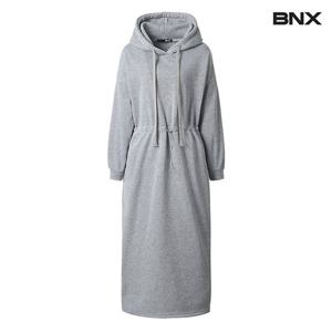 [비엔엑스]스트링 후드 기모 원피스 (BW4OP012L0)