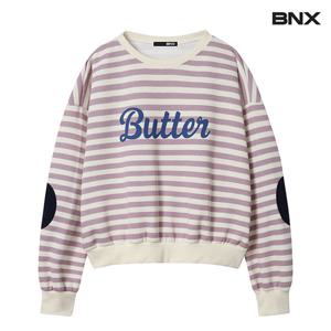 [비엔엑스]패치 배색 단가라 기모 맨투맨 (BW4TS018L0)