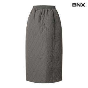 [비엔엑스]퀼팅 밴딩 A라인 스커트 (BW4SK004L0)