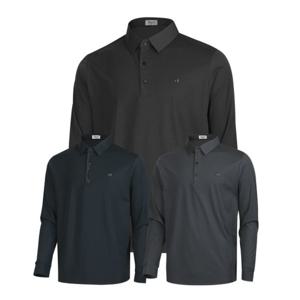 [파파브로]남자 간절기 베이직 톤다운 카라티 MB-KAA-Q075