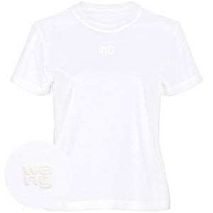 알렉산더왕 25SS 화이트 슈렁크 티셔츠 4CC3241521 100