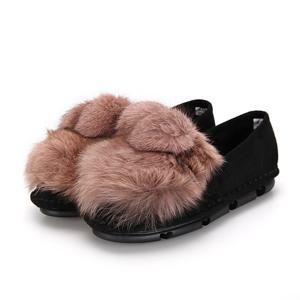 [바바라(슈즈)]폼폼 포인트 퍼로퍼_BBB579_PB