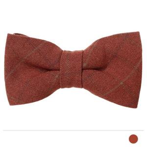 두꺼운 오렌지 보타이