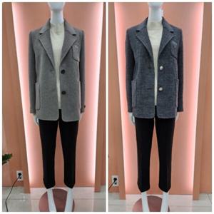 [수스]포켓자수 하프기장  핸드메이드 자켓 S244BJKA04_US