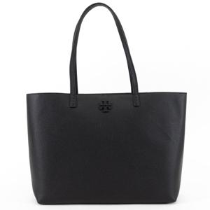 토리버치 맥그로우 레더 숄더 쇼퍼 토트백 BLACK 152221 001