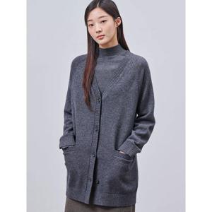 [빈폴레이디스] 캐시미어 미디엄 카디건  애쉬 (BF495AC054)