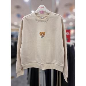 주)소이 세이브존01 곰돌이 기모 키즈 맨투맨티 23W1456