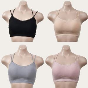 쿨샵 데일리 X자끈 스포츠형 누디밴딩 골지면 브라