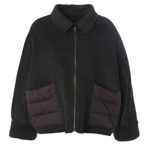 [안지크]오버패딩크롭집업자켓 AI4JK5120