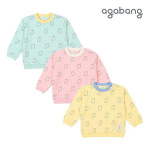 [아가방]나나래빗맨투맨(PINK,YELLOW,GREEN)_01Q151002