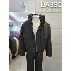 바쏘옴므 세이브존03 바쏘옴므 24F/W 불랙 하이넥 SIBERIAN 구스 푸퍼 점퍼 WSAGY4UA59ABKA