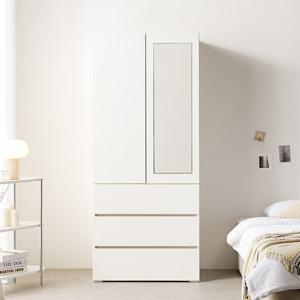 헤이몰리 라빈 모듈 시스템 맞춤형 800 3단 서랍 거울 옷장