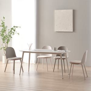 헤이몰리 페레 DR80 세라믹 타원 와이드 4인 식탁세트 (의자)