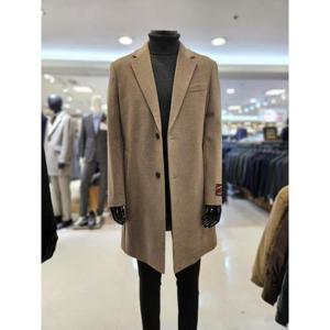 바쏘옴므 세이브존03 바쏘옴므 24F/W 카멜베이지  블렌드 싱글 체스터코트 WSYAG4CA04ABGA