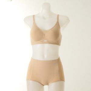 [와코루] 심리스 노와이어 서포트 브라 팬티세트 (WGB2410-PT-OB BK)