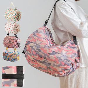 휴대용 장보기 에코백 돌돌말아 보관하는 장바구니