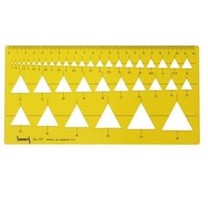 산키스 템플레이트 다각형 NO.107 삼각정규 -42133