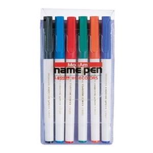 모나미 네임펜-6색 사무용품 문구 필기구 유성펜