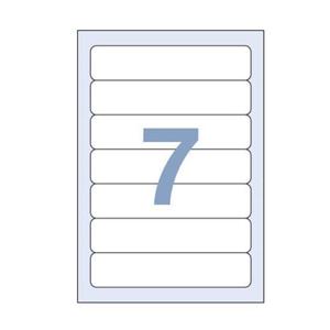 세모네모 전산 라벨지 C-3025 화일인덱스 100매 7칸