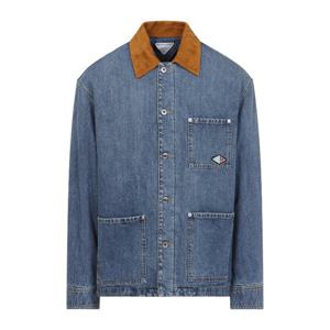 보테가베네타 스웨이드 칼라 데님 재킷 813522V42W0 4715