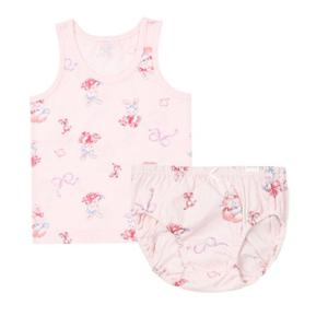 [오가닉맘]코튼레빗여아런닝+팬티세트 MKSUUR16-SET