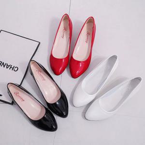 여성 심플 무지 캐쥬얼 오피스 면접 정장 단정 구두