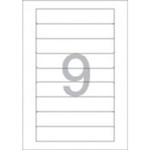 화일인덱스용 라벨 LS-3624 100매 9칸 폼텍