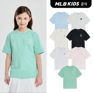 [MLB키즈 공식] 25SS 베이직 스몰로고 티셔츠 (7color) 7ATSB0453