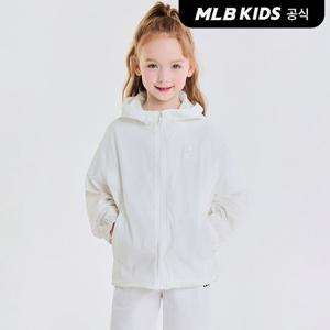 [MLB키즈 공식] 25SS 스포티브 스트레치 홑겹 바람막이 NY (Ivory) 7AWJB0653-50IV