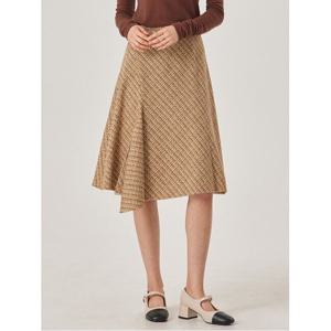 [꼼빠니아]트위드A라인미디스커트_CACS2-WQS130