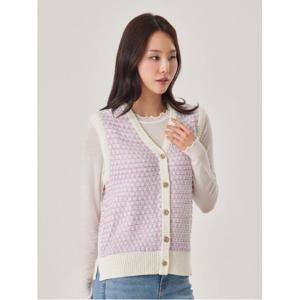 [꼼빠니아]브이넥투톤짜임베스트_CACS1-WSV010