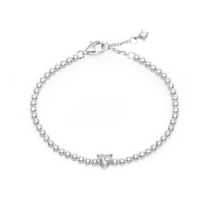 판도라 590041C01 스파클링 파베 테니스 실버 팔찌