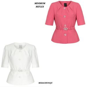 [미니멈]미니멈MD 노카라 페플럼 숏자켓 MD MMXBAWJ4050_CJ