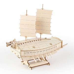 DIY 나무 모형 조립 키트 주니어 시리즈 통제영 거북선 YM784