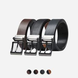 [지오다노]남성 리버서블 양면 소가죽 레더 벨트 134600/01134600