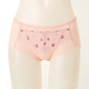 [와코루] (WPT2051H-RP) 반사각스타일 샤이니 플라워 햄라인팬티