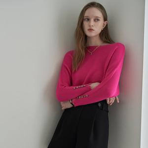 [르니앤맥코이]스탠다드 보트넥 가오리 니트MM03KN773FJY