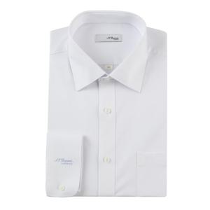 [듀퐁]25년 SS 신상 일반핏 스트레치 솔리드 긴팔셔츠 -SE5SM11LS162SWH(화이트)