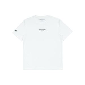 디스커버리 남성 프레시벤트 센터로고 반팔티셔츠 DMRS67043WHS