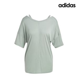 아디다스 우먼스 요가 스튜디오 박시 티셔츠 (HR5078)