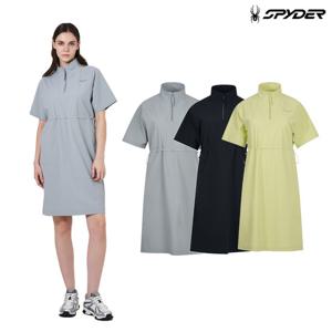 [스파이더] 여성 우븐 집업 원피스 SPKMCNOP351W