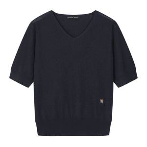 [르샵]25l3l22kpo010uuu브이넥 자수 썸머 반팔니트_CJ