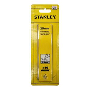 스탠리 0-11-325 스냅오프 커터 칼날 25mm 10P 캇타 커터날 컷터날 캇타날 컷터칼날 캇타칼날 문구용칼날